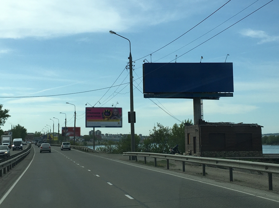 Фотография рекламного носителя, тип: Суперсайт 4x12, адрес: Сурнова ул., Иркутск, Иркутская область, Россия. Сторона A №854482