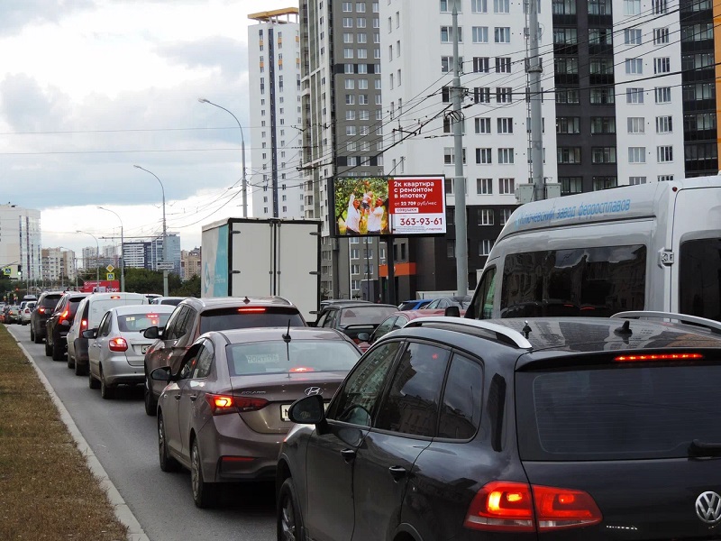 Фотография рекламного носителя, тип: Билборд 3x6, адрес: Щербакова ул., д.20, Екатеринбург, Свердловская область, Россия. Сторона A1-A10 №774425