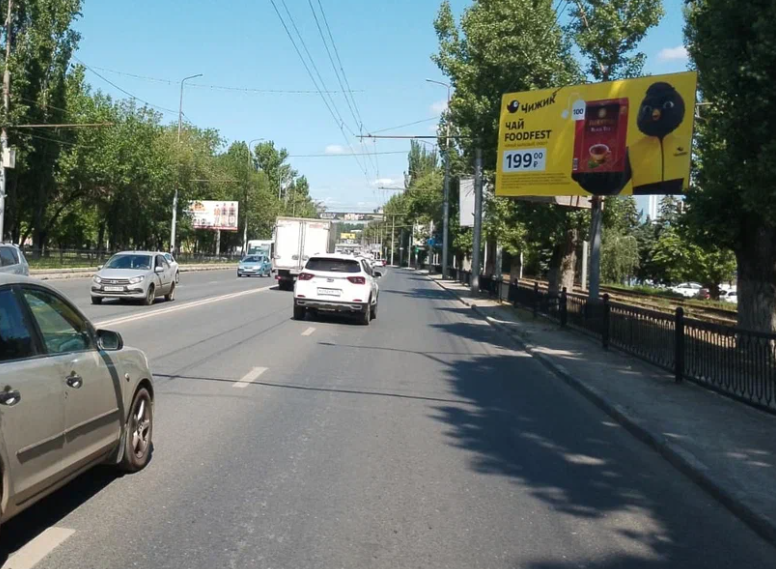 Фотография рекламного носителя, тип: Билборд 3x6, адрес: 50 лет Октября пр-т. Х Сапёрная ул., Саратов, Саратовская область, Россия. Сторона А №554353