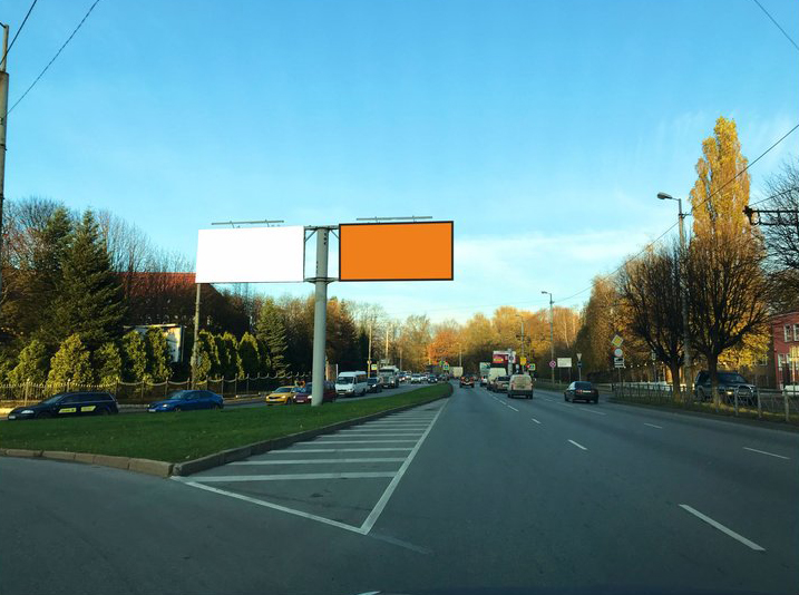 Фотография рекламного носителя, тип: Билборд 3x6, адрес: Московский пр-т. Х Галицкого ул., поз.1, Калининград, Калининградская область, Россия. Сторона А1 №974100