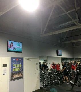 Фотография рекламного носителя, тип: Видеоэкран, адрес: Фитнес-центр «Fitness House Шаврова», Шаврова ул., д.26, Санкт-Петербург, Россия. Сторона/вариант 4 №981192