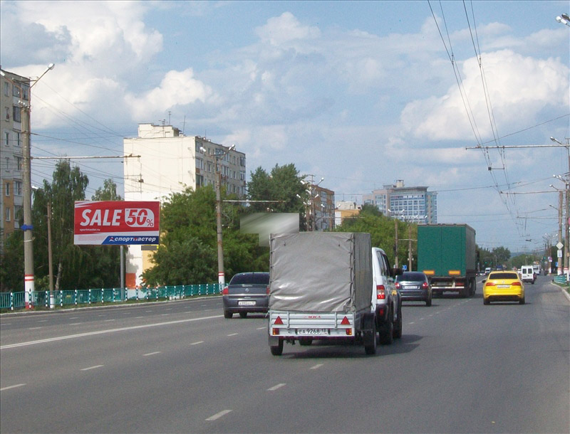 Фотография рекламного носителя, тип: Билборд 3x6, адрес: Косарева ул., д.19, Саранск, Республика Мордовия, Россия. Сторона Б №792455