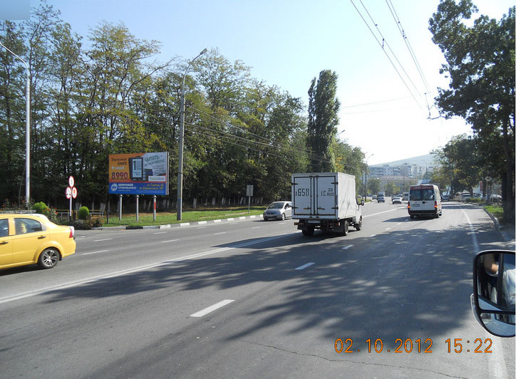 Фотография рекламного носителя, тип: Билборд 3x6, адрес: Цемдолина пос., Ленина ул., АЗС Лукойл, Новороссийск, Краснодарский край, Россия. Сторона Б №599573