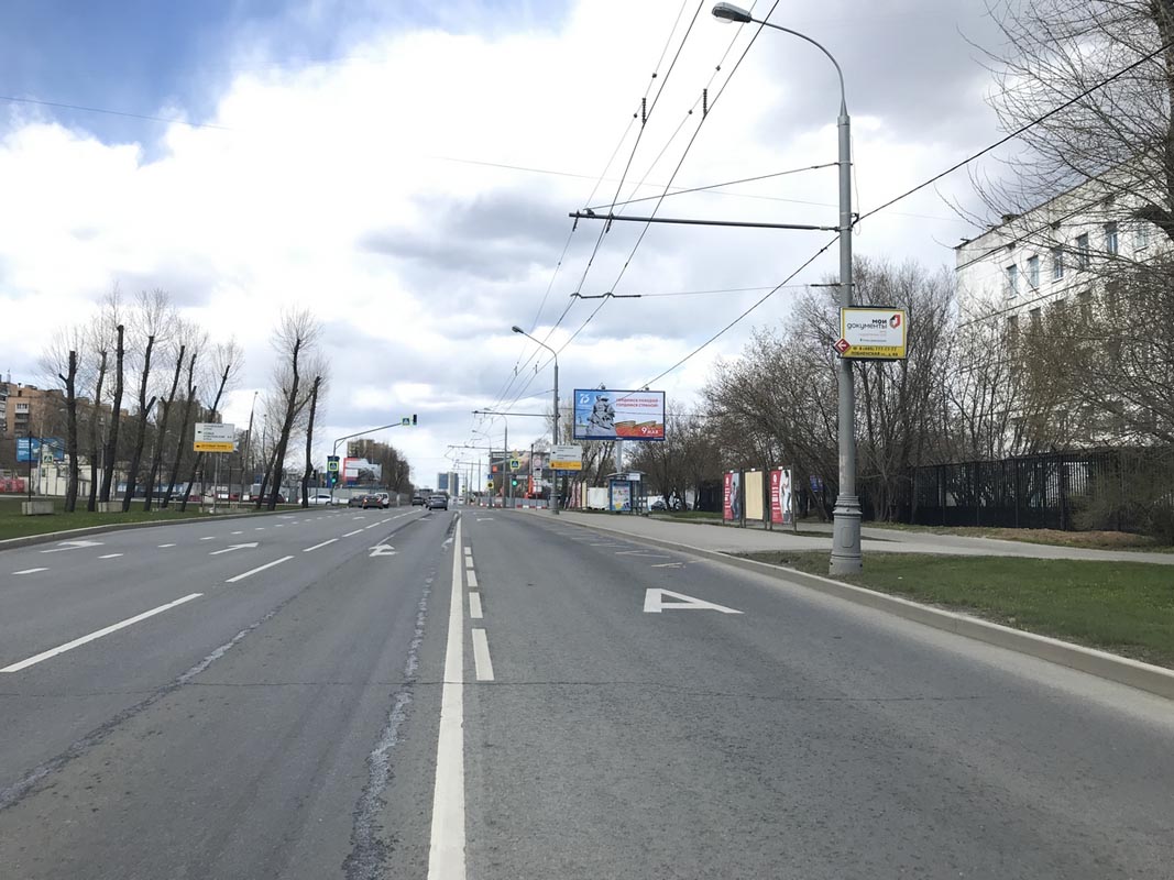 Фотография рекламного носителя, тип: Афиша 1.75x1.8, адрес: Дмитровское ш., д.110а, стенд 1, Москва, Россия. Сторона А1 №865153