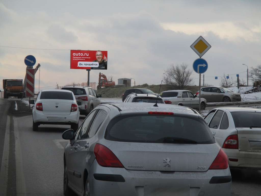 Фотография рекламного носителя, тип: Билборд 3x6, адрес: Рокоссовского ул. Х Землячки ул., Волгоград, Волгоградская область, Россия. Сторона А №596173