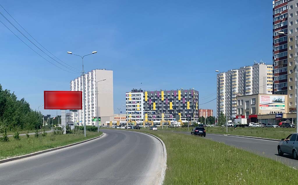 Фотография рекламного носителя, тип: Билборд 3x6, адрес: Иосифа Каролинского ул., д.14, Сургут, Ханты-Мансийский автономный округ – Югра, Россия. Сторона Б №960155