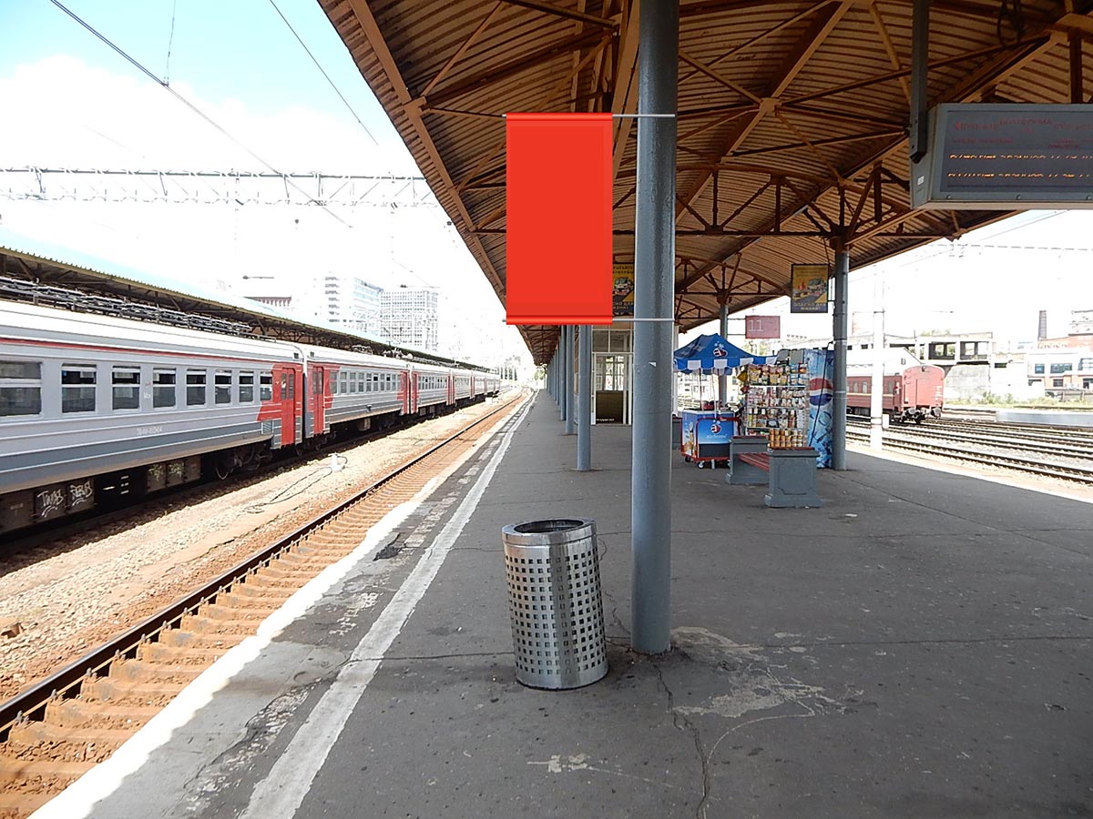 Фотография рекламного носителя, тип: Флаг, адрес: Земляной Вал ул., д.29, платформа №5, поз.209, Москва, Россия. Сторона Б №986192