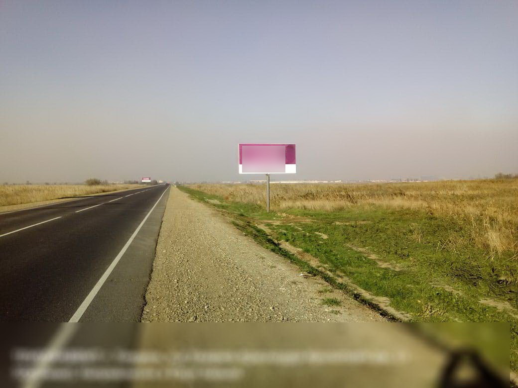 Фотография рекламного носителя, тип: Билборд 3x6, адрес: Краснодар-Темрюк а/д, 2 792м, Темрюк, Краснодарский край, Россия. Сторона A №840653