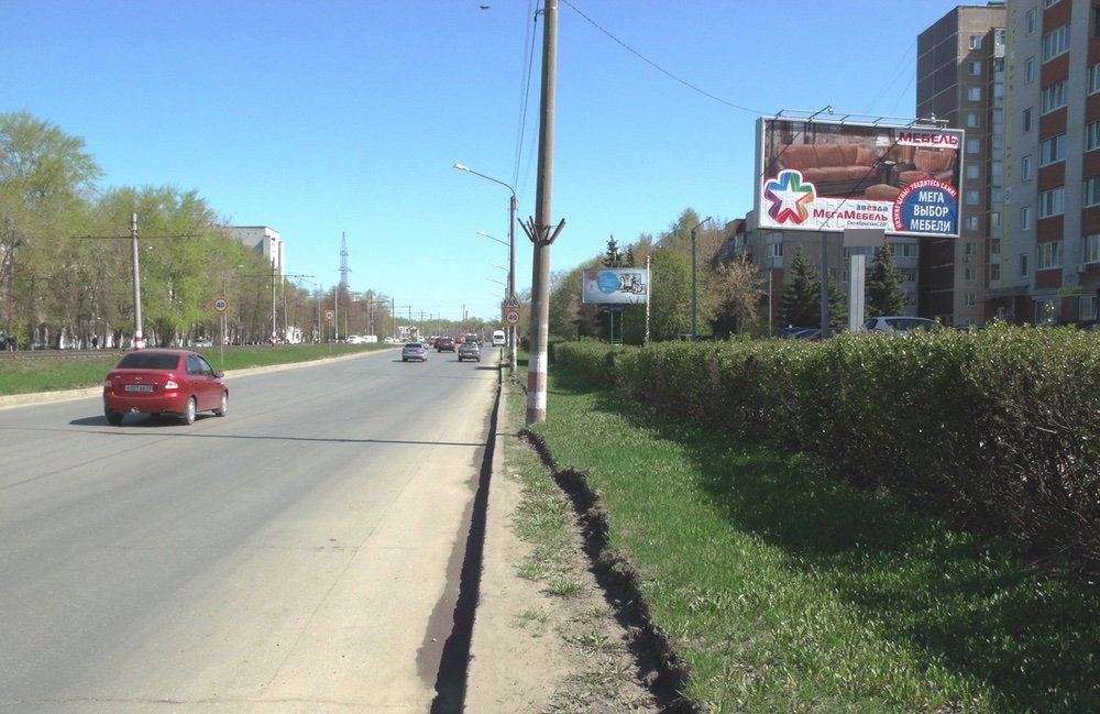 Фотография рекламного носителя, тип: Билборд 3x6, адрес: Рябикова ул., д.27а Х Кузоватовская ул., Ульяновск, Ульяновская область, Россия. Сторона A №690216