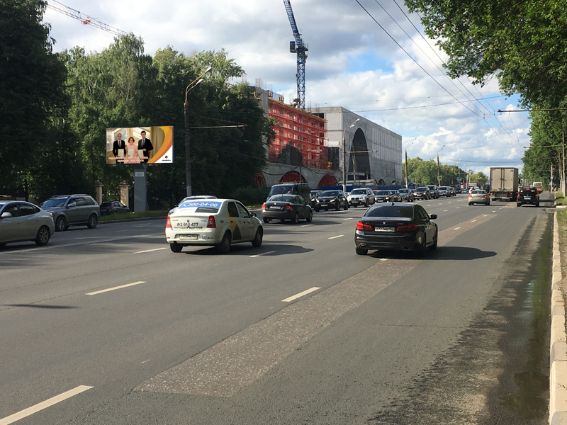 Фотография рекламного носителя, тип: Билборд 3x6, адрес: Гагарина пр-т., остановка "НЗРУ", Нижний Новгород, Нижегородская область, Россия. Сторона B №745318