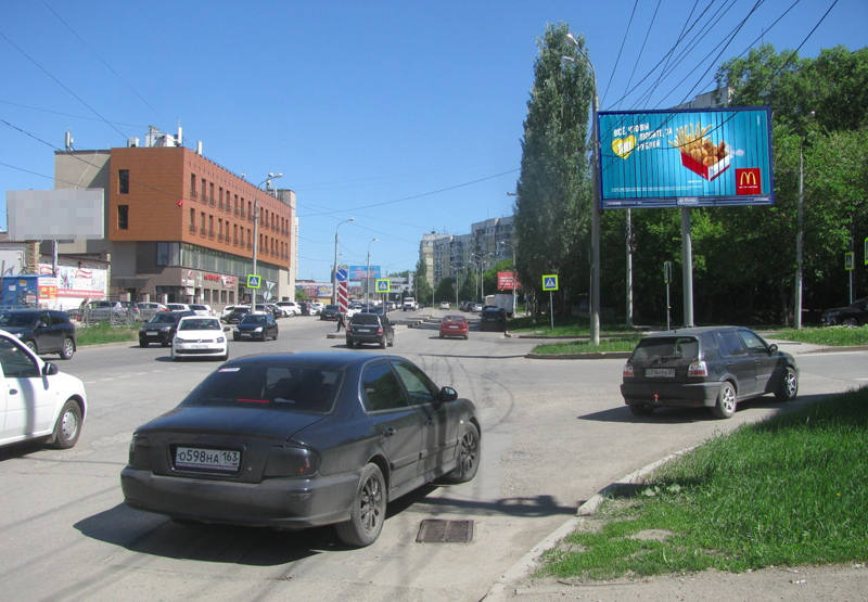 Фотография рекламного носителя, тип: Билборд 3x6, адрес: Солнечная ул., д.28а, Самара, Самарская область, Россия. Сторона A1-A3 №791027
