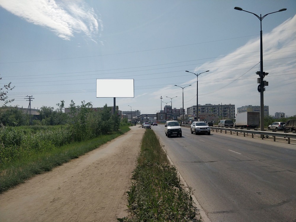 Фотография рекламного носителя, тип: Билборд 3x6, адрес: Дзержинского ул., д.78, Якутск, Республика Саха (Якутия), Россия. Сторона Б №1053928