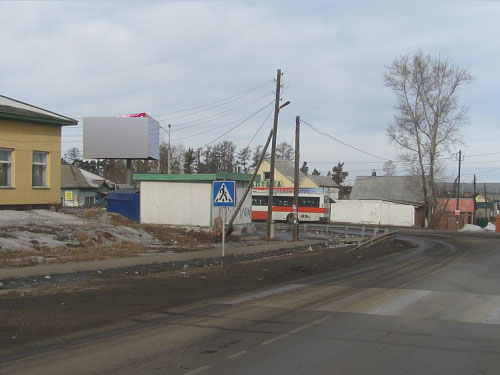 Фотография рекламного носителя, тип: Билборд 3x6, адрес: Пивовариха с., Голоустенский тракт, Иркутск, Иркутская область, Россия. Сторона В1 №674258