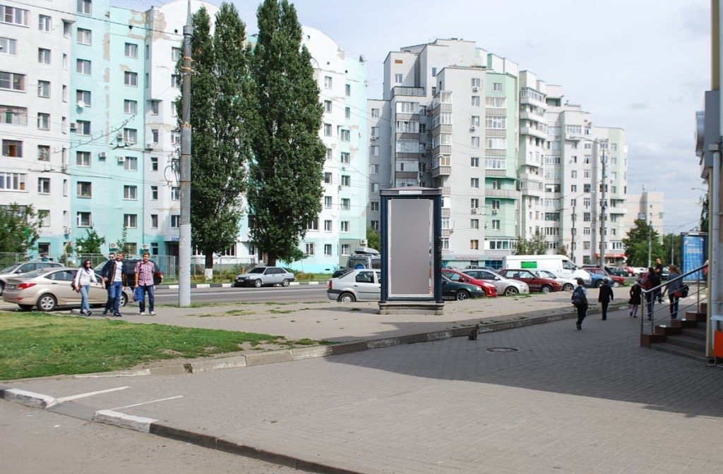 Фотография рекламного носителя, тип: Пиллар 3x1.4, адрес: Костюкова ул., Белгород, Белгородская область, Россия. Сторона C №344133