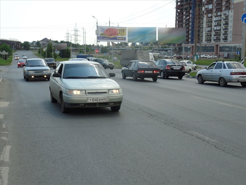 Фотография рекламного носителя, тип: Билборд 3x6, адрес: Топольчанская ул. Х Академика Антонова ул., поз.1, Саратов, Саратовская область, Россия. Сторона А12 №819225