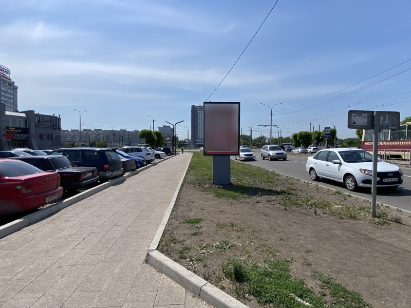 Фотография рекламного носителя, тип: Ситиформат 1.8x1.2, адрес: Красноярский рабочий пр-т., д.195, Красноярск, Красноярский край, Россия. Сторона Б №1097974