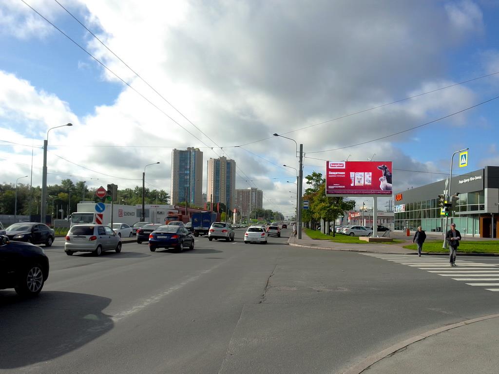 Фотография рекламного носителя, тип: Билборд 3x6, адрес: Маршала Жукова пр-т. Х Маршала Захарова ул., д.41, Санкт-Петербург, Россия. Сторона Аh1-Аh4 №992768
