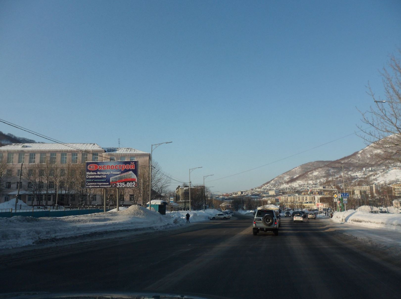 Фотография рекламного носителя, тип: Билборд 3x6, адрес: Пограничная ул., ост. Университета им. В.И.Беринга, Петропавловск-Камчатский, Камчатский край, Россия. Сторона Б №1041489