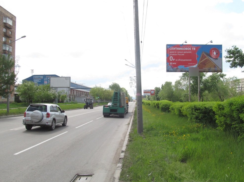 Фотография рекламного носителя, тип: Билборд 3x6, адрес: Свердловская ул., д.13а, Красноярск, Красноярский край, Россия. Сторона А №593129