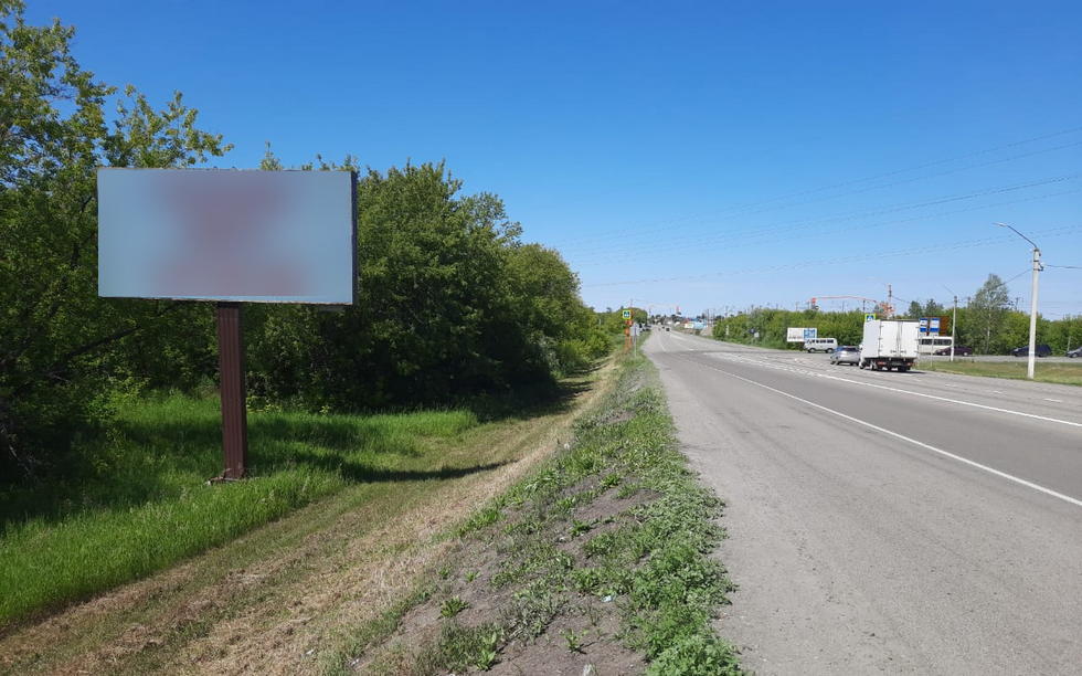 Фотография рекламного носителя, тип: Билборд 3x6, адрес: Новосибирский тракт, поворот на Новоалтайск, Новоалтайск, Алтайский край, Россия. Сторона Б №426451