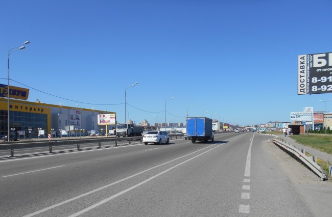 Фотография рекламного носителя, тип: Билборд 3x6, адрес: Тургеневское ш., 1 110м, Краснодар, Краснодарский край, Россия. Сторона Б №478022