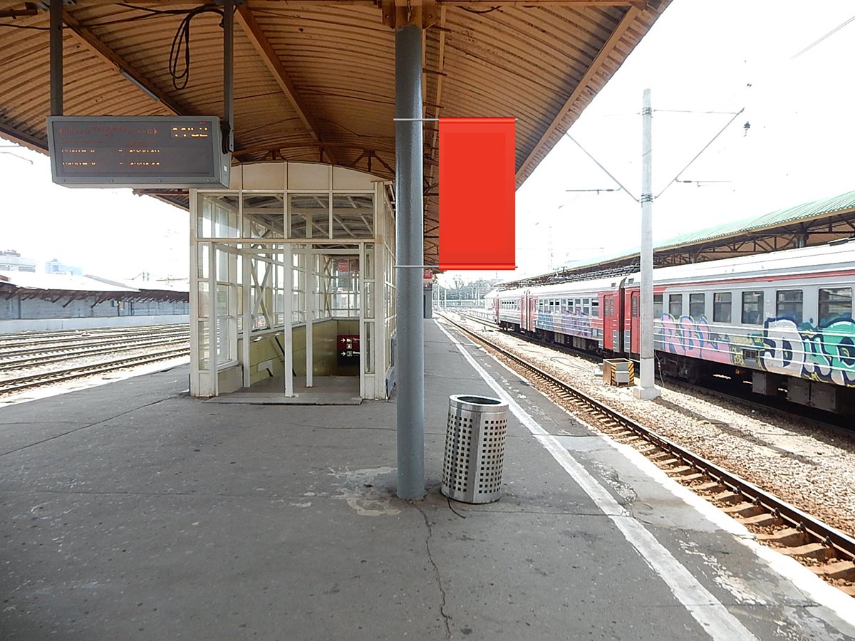 Фотография рекламного носителя, тип: Флаг, адрес: Земляной Вал ул., д.29, платформа №5, поз.209, Москва, Россия. Сторона А №986191