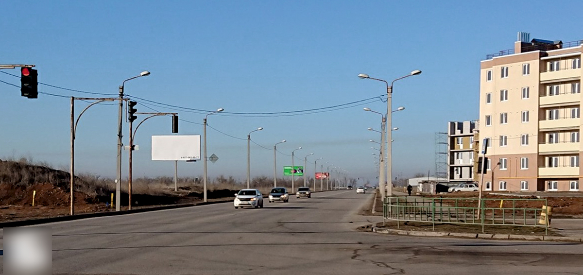 Фотография рекламного носителя, тип: Билборд 3x6, адрес: Карбышева ул. Х 87-я Гвардейская ул., Волжский, Волгоградская область, Россия. Сторона Б №583799