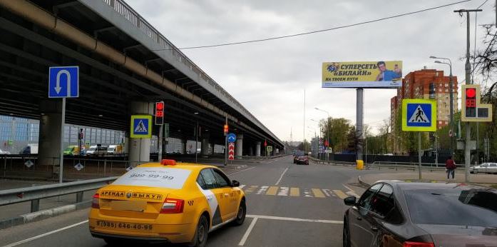 Фотография рекламного носителя, тип: Суперсайт 5x15, адрес: Горьковское ш., 21 170м, Балашиха, Московская область, Россия. Сторона А №870411