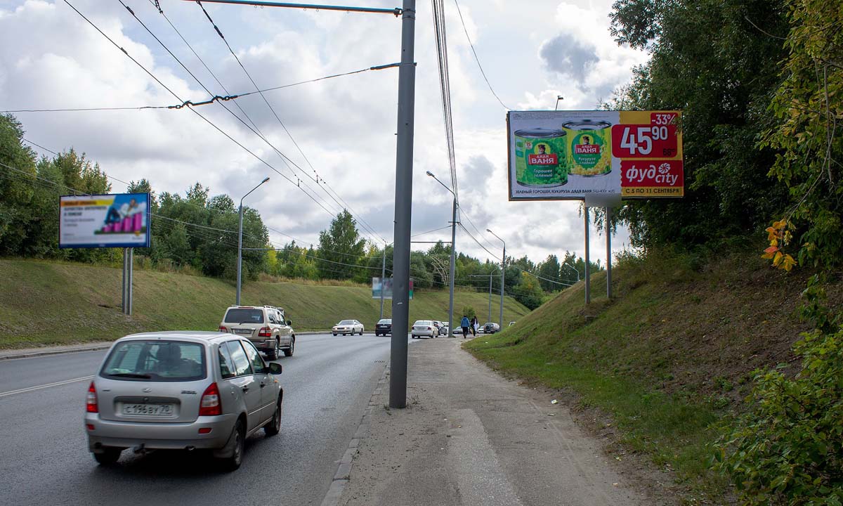 Фотография рекламного носителя, тип: Билборд 3x6, адрес: Мира пр-т., д.10, поз.4, Томск, Томская область, Россия. Сторона A №839750