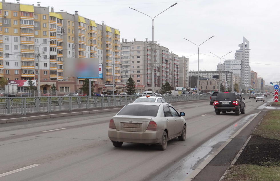 Фотография рекламного носителя, тип: Билборд 3x6, адрес: Молокова ул., д.68/5, Красноярск, Красноярский край, Россия. Сторона B №833115