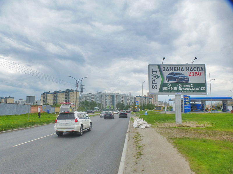 Фотография рекламного носителя, тип: Билборд 3x6, адрес: Планерная ул., д.30, Санкт-Петербург, Россия. Сторона A №635443