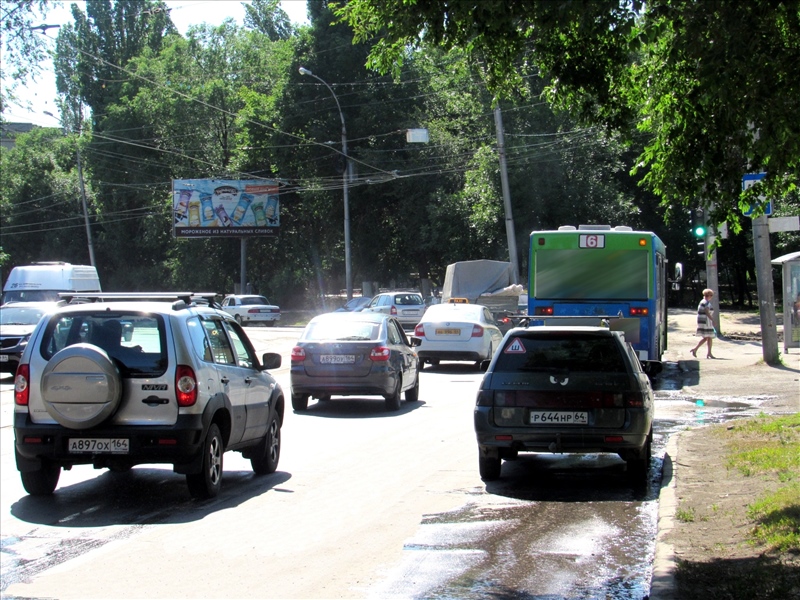 Фотография рекламного носителя, тип: Билборд 3x6, адрес: Азина В.М. ул., д.17, Саратов, Саратовская область, Россия. Сторона А №819283