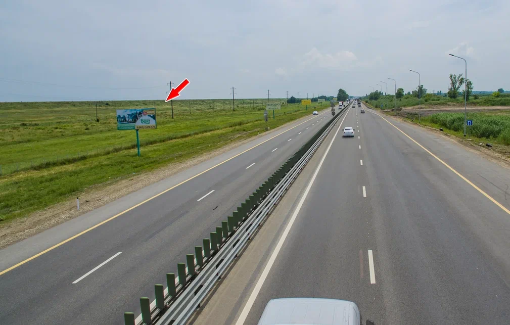 Фотография рекламного носителя, тип: Билборд 3x6, адрес: М-4 Дон а/д, 1347 350м, Краснодар, Краснодарский край, Россия. Сторона Б №602492