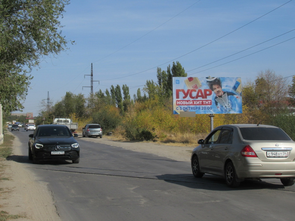 Фотография рекламного носителя, тип: Билборд 3x6, адрес: 1-й Индустриальный пр-зд., д.35а, Волгоград, Волгоградская область, Россия. Сторона А №712736