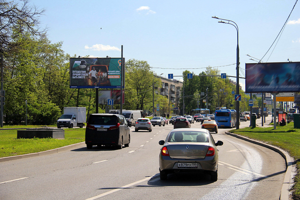 Фотография рекламного носителя, тип: Билборд 3x6, адрес: Нахимовский пр-т., д.47 Х Новочеремушкинская ул., Москва, Россия. Сторона А №609378