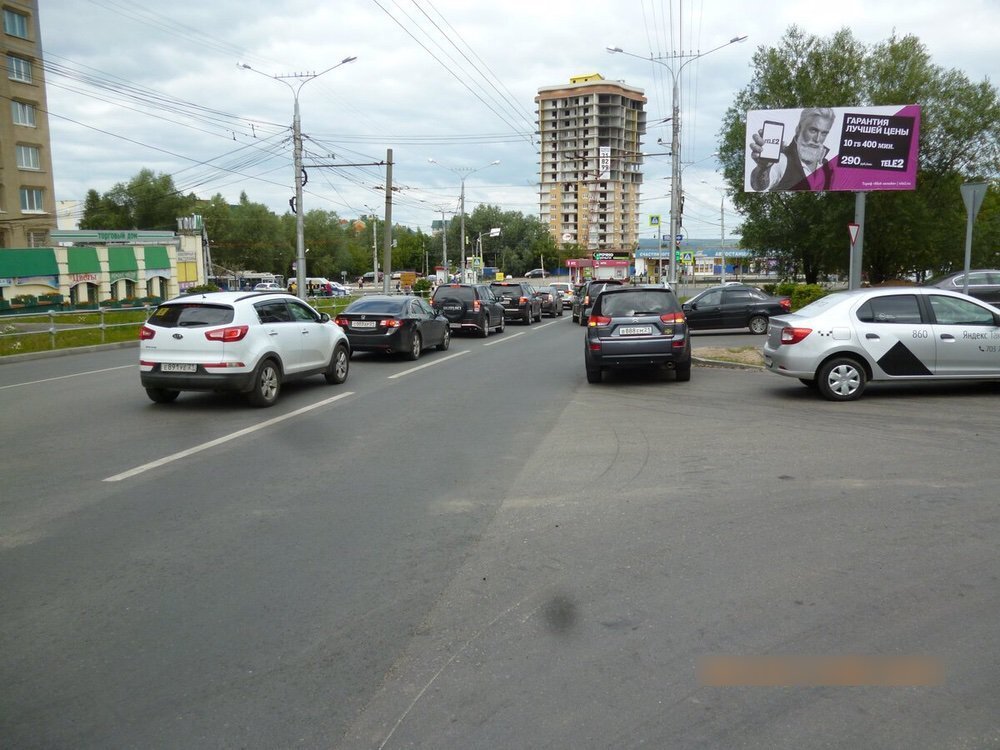 Фотография рекламного носителя, тип: Билборд 3x6, адрес: Гузовского ул., Новое село, Чебоксары, Республика Чувашия, Россия. Сторона А №740915