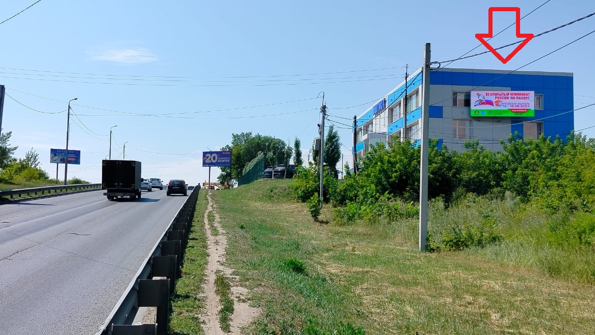 Фотография рекламного носителя, тип: Видеоэкран, адрес: Алексеевский овраг, Аэропорт 60, Саратов, Саратовская область, Россия. Сторона А1-А10 №1077931