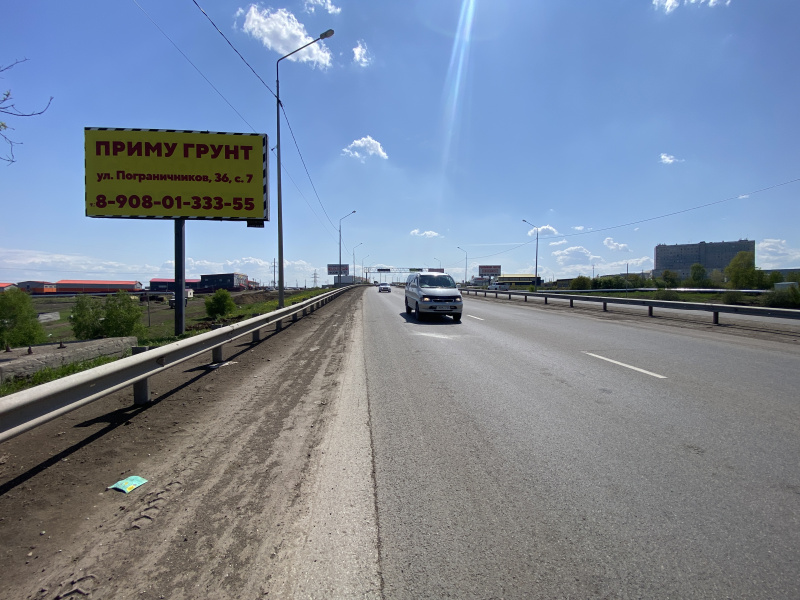 Фотография рекламного носителя, тип: Билборд 3x6, адрес: Енисейский тракт, 9 300м от поста ДПС, поз.2, Красноярск, Красноярский край, Россия. Сторона Б №779931