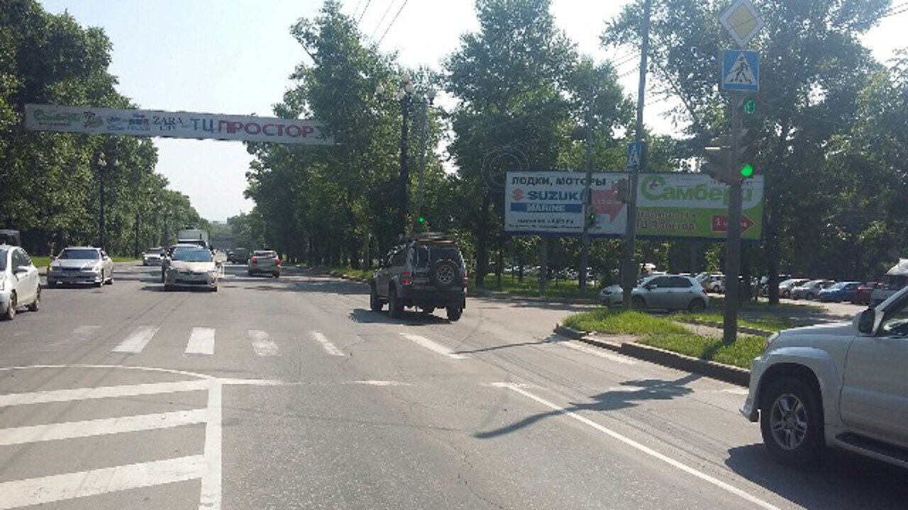 Фотография рекламного носителя, тип: Билборд 3x6, адрес: Карла Маркса ул., д.182 Х Окружная ул., т.2, Хабаровск, Хабаровский край, Россия. Сторона A №971361