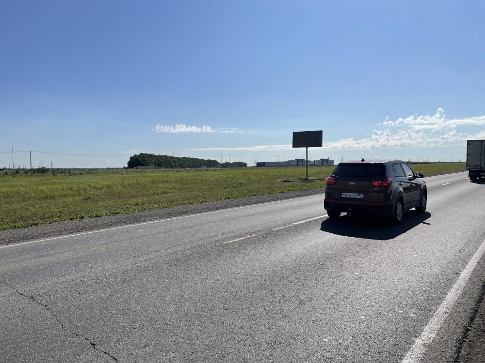 Фотография рекламного носителя, тип: Билборд 3x6, адрес: Шакша-Корношпан-Инд.Парк-М5 а/д, поз.1, Уфа, Республика Башкортостан, Россия. Сторона Б №1059985