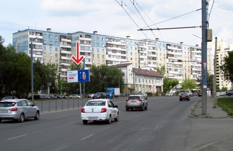 Фотография рекламного носителя, тип: Билборд 3x6, адрес: Братьев Кашириных ул., д.106 Х 40 лет Победы ул., Челябинск, Челябинская область, Россия. Сторона В №553196