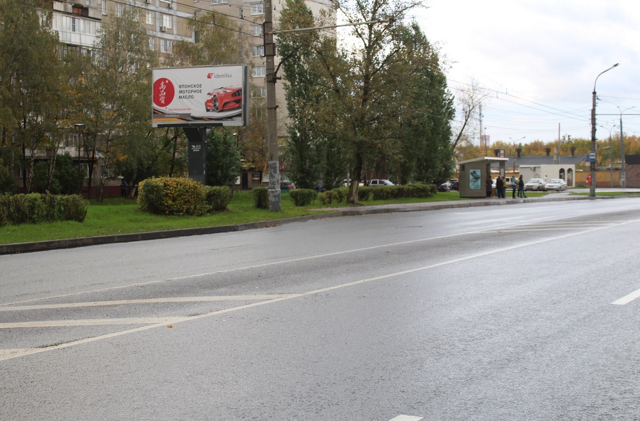 Фотография рекламного носителя, тип: Билборд 3x6, адрес: Бусыгина пр-т., д.16 Х Переходникова ул., Нижний Новгород, Нижегородская область, Россия. Сторона В №485749