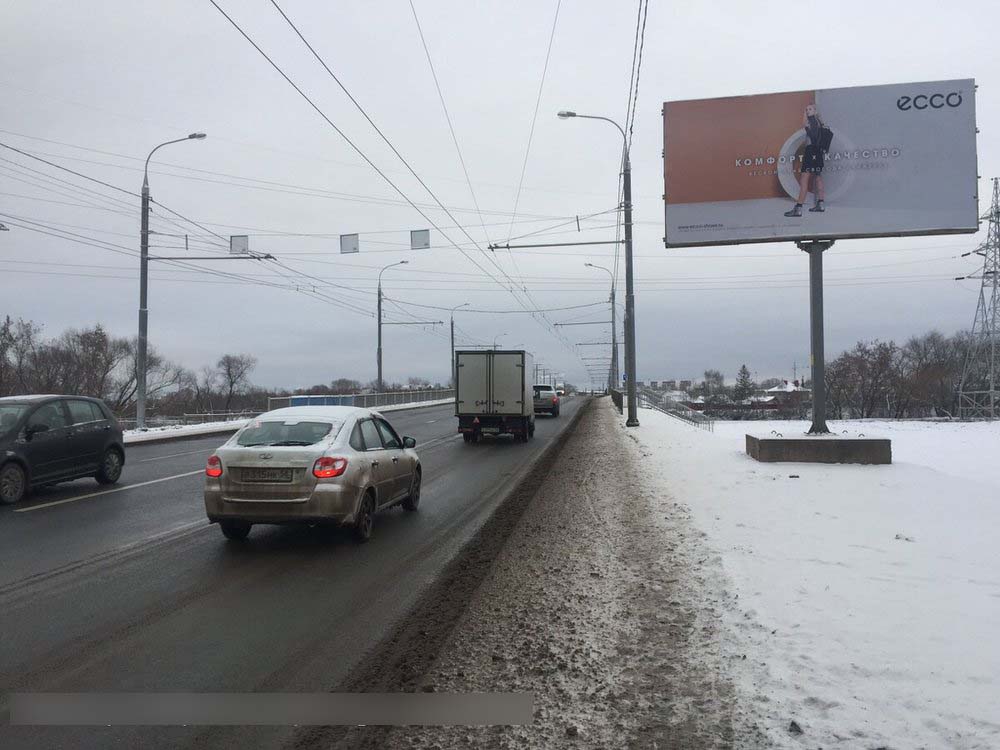 Фотография рекламного носителя, тип: Билборд 3x6, адрес: Баумана ул., путепровод, Пенза, Пензенская область, Россия. Сторона А №741630