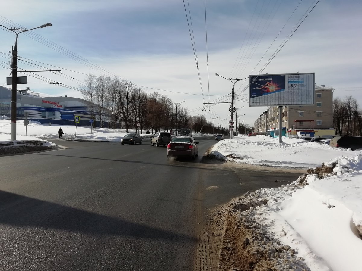 Фотография рекламного носителя, тип: Билборд 3x6, адрес: Гагарина ул., д.23, поз.2, Чебоксары, Республика Чувашия, Россия. Сторона A1-A3 №838465