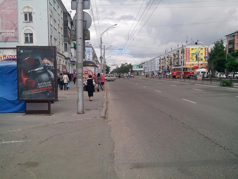 Фотография рекламного носителя, тип: Ситиформат 1.8x1.2, адрес: Ленина пр-т., д.157, Барнаул, Алтайский край, Россия. Сторона В №297086