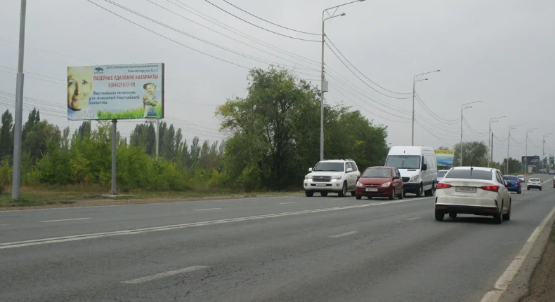 Фотография рекламного носителя, тип: Билборд 3x6, адрес: Усть-Курдюмское ш., поз.2, Саратов, Саратовская область, Россия. Сторона Б №1078129