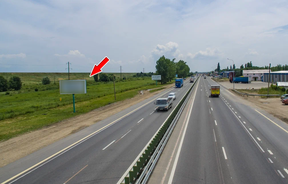 Фотография рекламного носителя, тип: Билборд 3x6, адрес: М-4 Дон а/д, 1344 750м, Краснодар, Краснодарский край, Россия. Сторона Б №602471