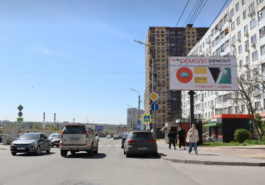 Фотография рекламного носителя, тип: Билборд 3x6, адрес: Комарова б-р., д.22, Ростов-на-Дону, Ростовская область, Россия. Сторона А №631191