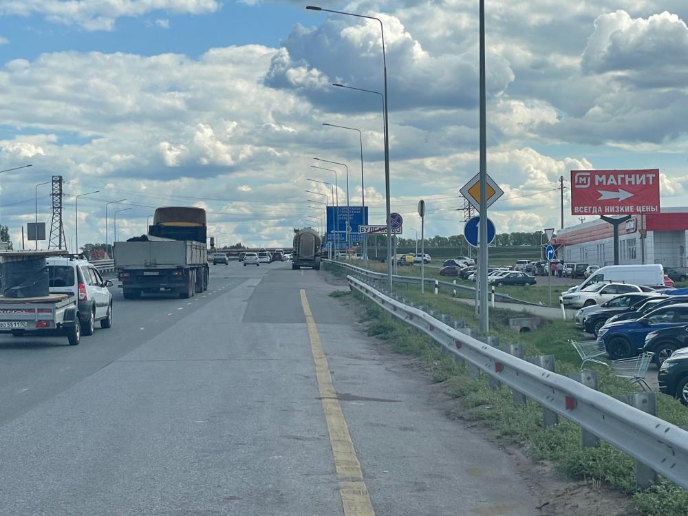 Фотография рекламного носителя, тип: Билборд 3x6, адрес: Булгаково-Стерлитамак-Оренбург а/д, поз.1, Уфа, Республика Башкортостан, Россия. Сторона A №1059983