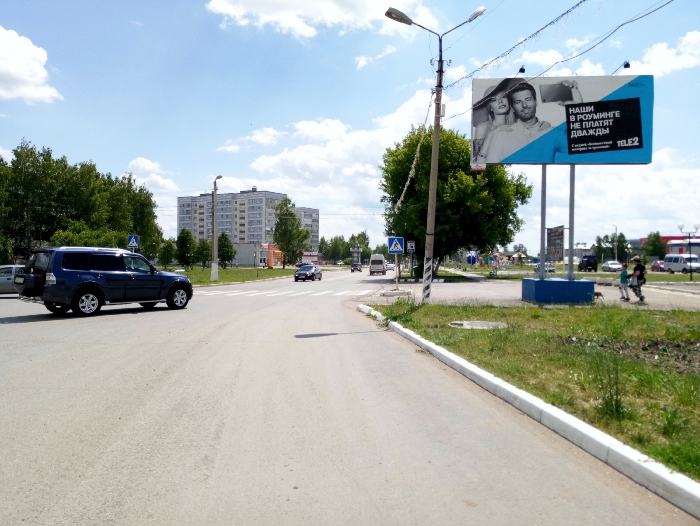 Фотография рекламного носителя, тип: Билборд 3x6, адрес: Свободы пр-т. Х Молодцова пр-т., Сасово, Рязанская область, Россия. Сторона А №804295